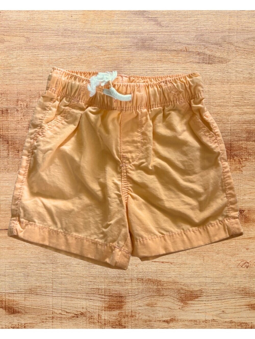 Old Navy Baby Boy 9M Shorts 2 Pack Blue Brown Pull On Knit Shorts		3.5 OZ
